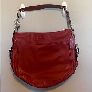Coach red purse